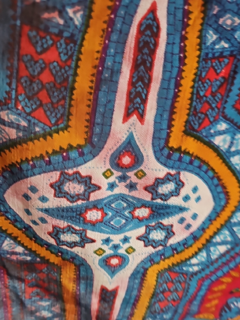 V-Neck Bohemian Handkerchief Hem Dress - Picture 5 of 9